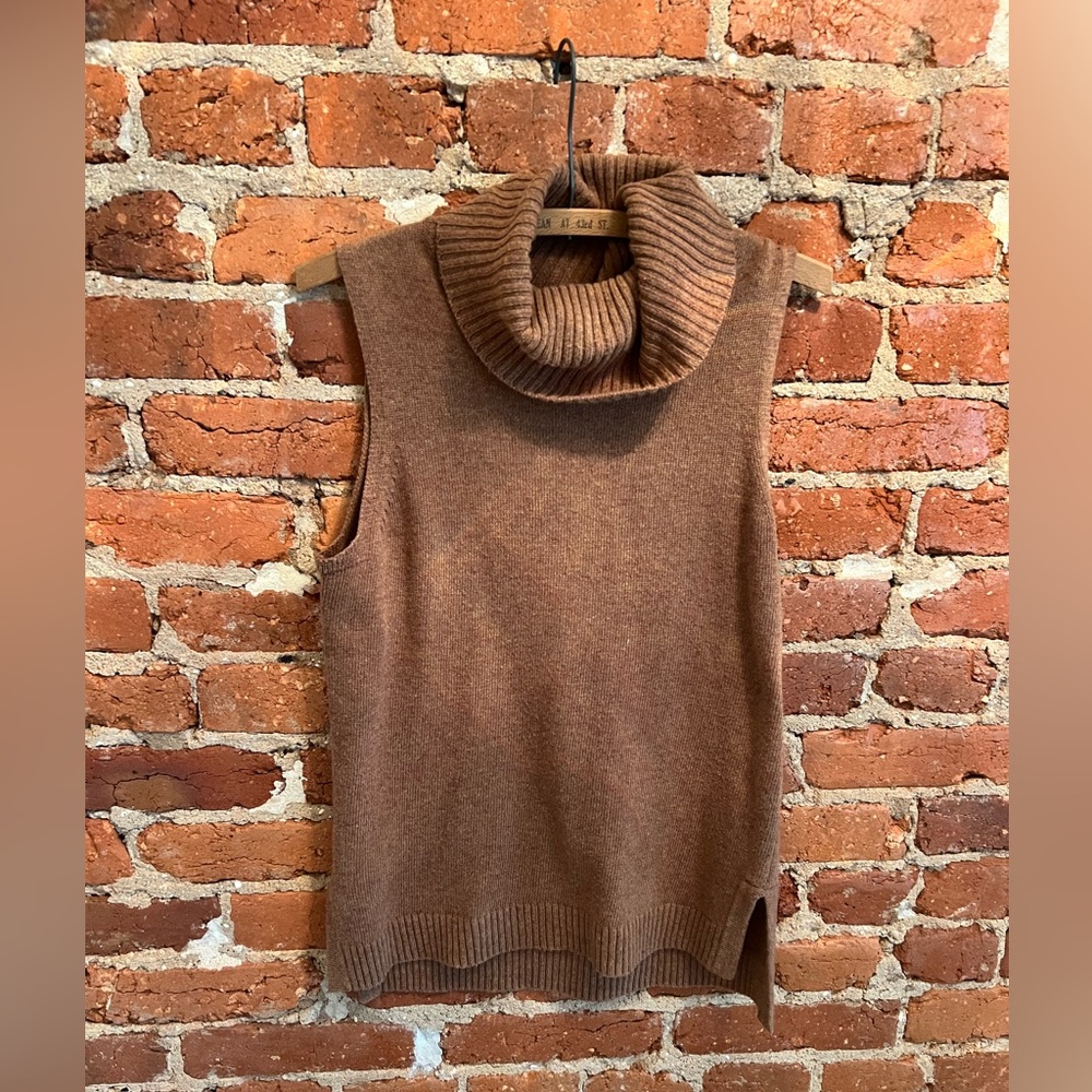 J. Crew Sleeveless Turtleneck Sweater
